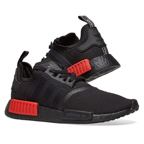 adidas nmd black lush red.